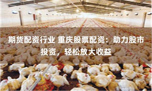 期货配资行业 重庆股票配资:助力股市投资,轻松放大收益