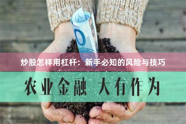 炒股怎样用杠杆：新手必知的风险与技巧